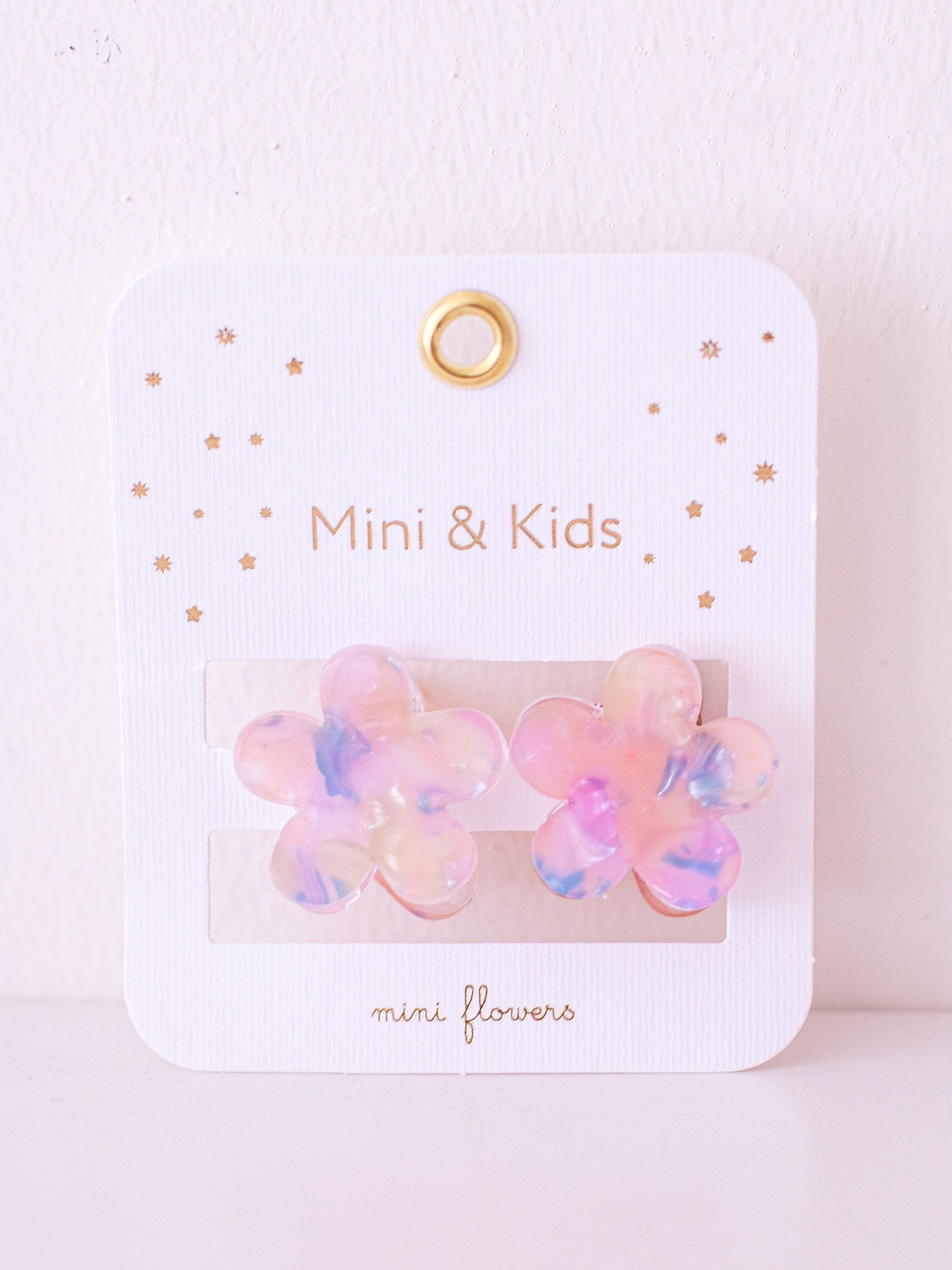 Mini & Kids - Mini Çiçek Kemik Toka - Lila