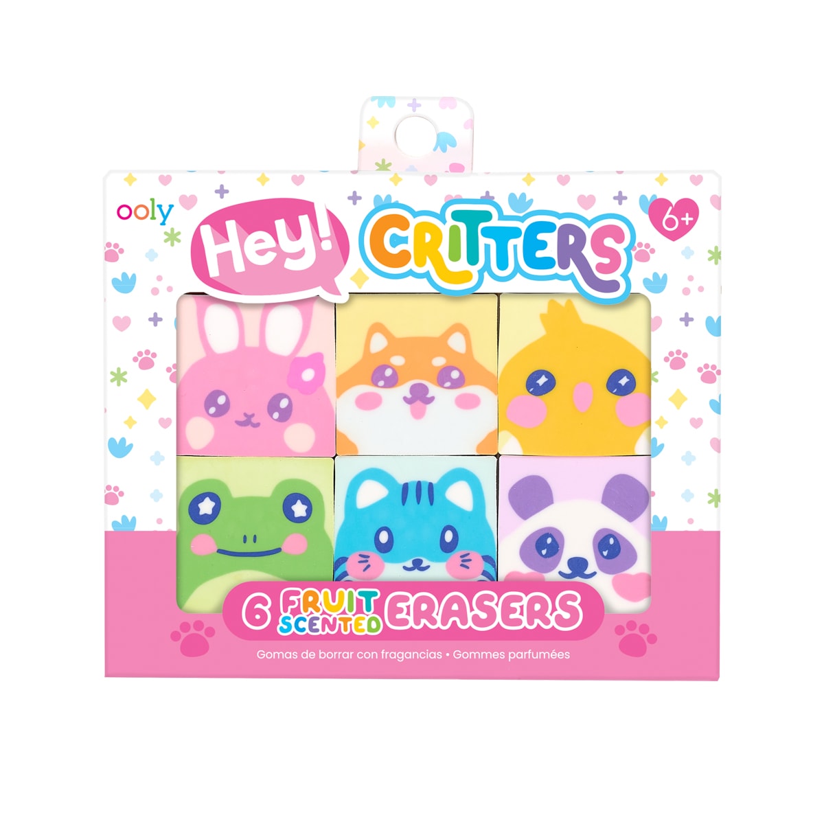 Ooly Hey Critters 6'lı Silgi Seti