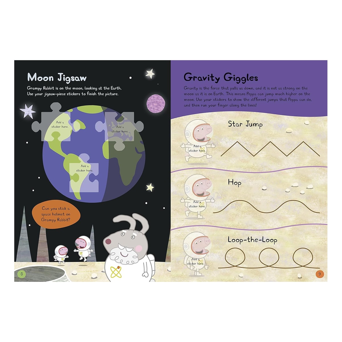 Peppa Pig: Peppa in Space Sticker Activity Book