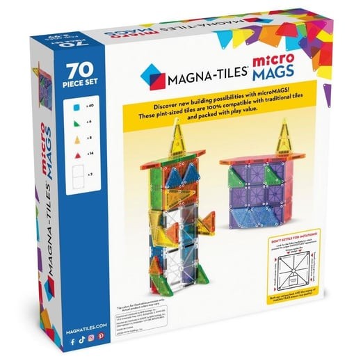 Magna-Tiles microMAGS - 70 Parça