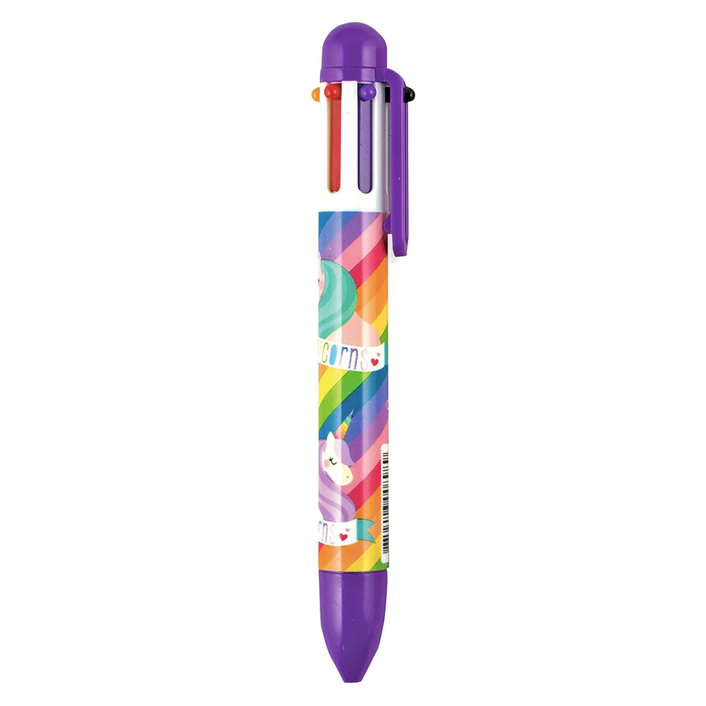 Ooly 6 Renkli Tükenmez Kalem Unique Unicorns - Purple