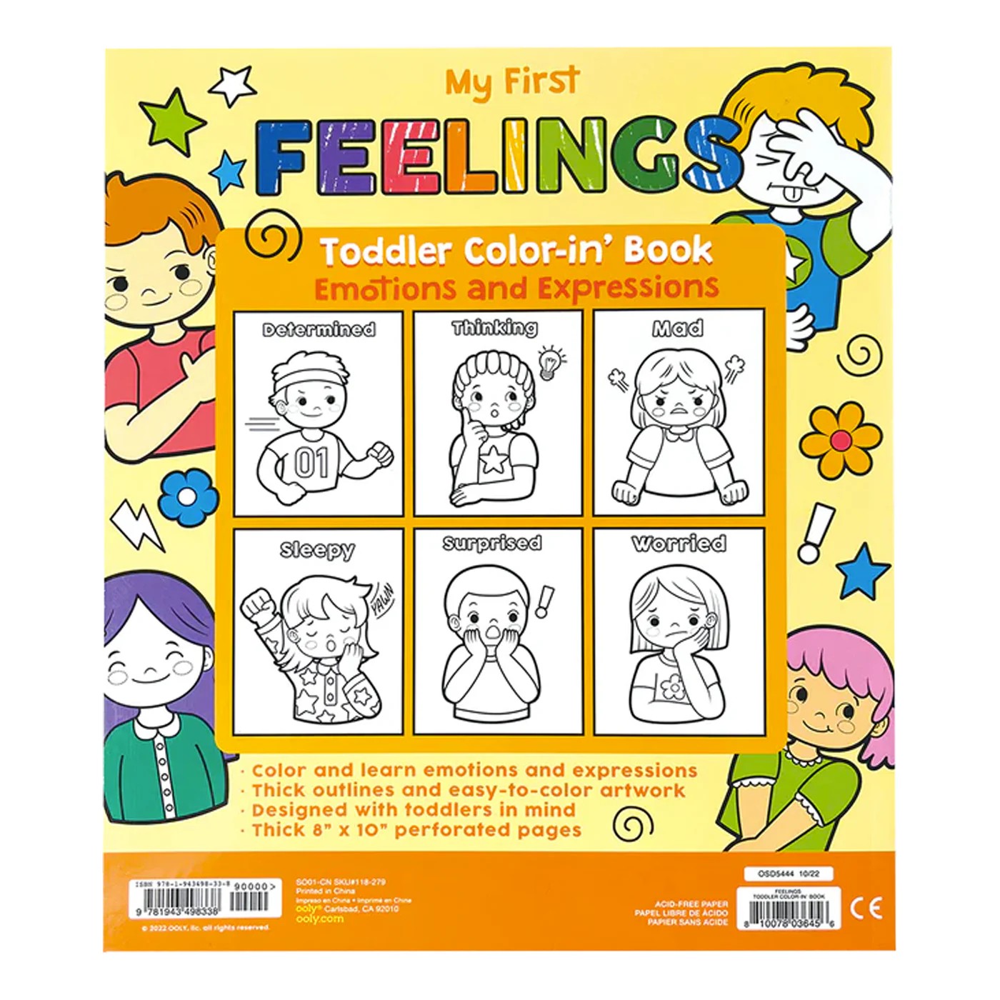 Ooly Boyama Kitabı - My First Feelings