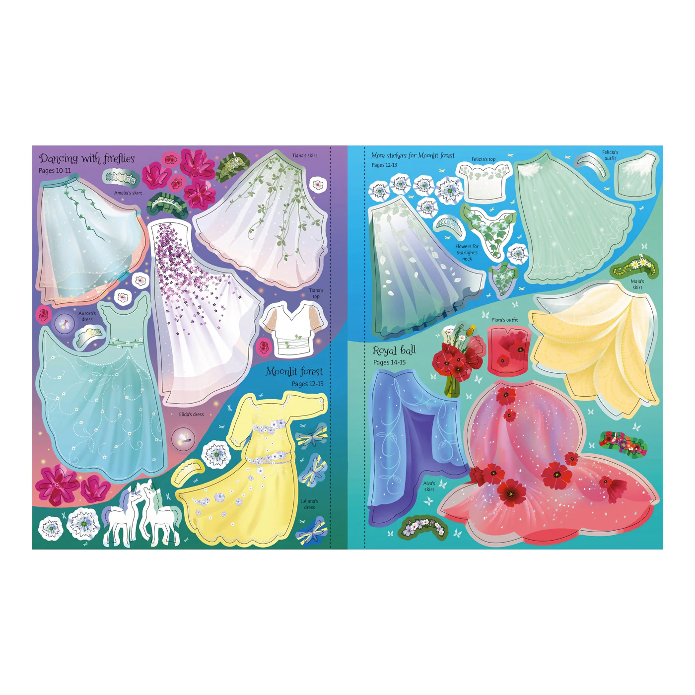 Sticker Dolly Dressing Fairy Princesses