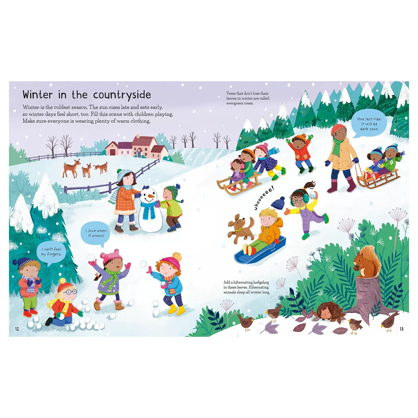 First Sticker Book Weather and Seasons