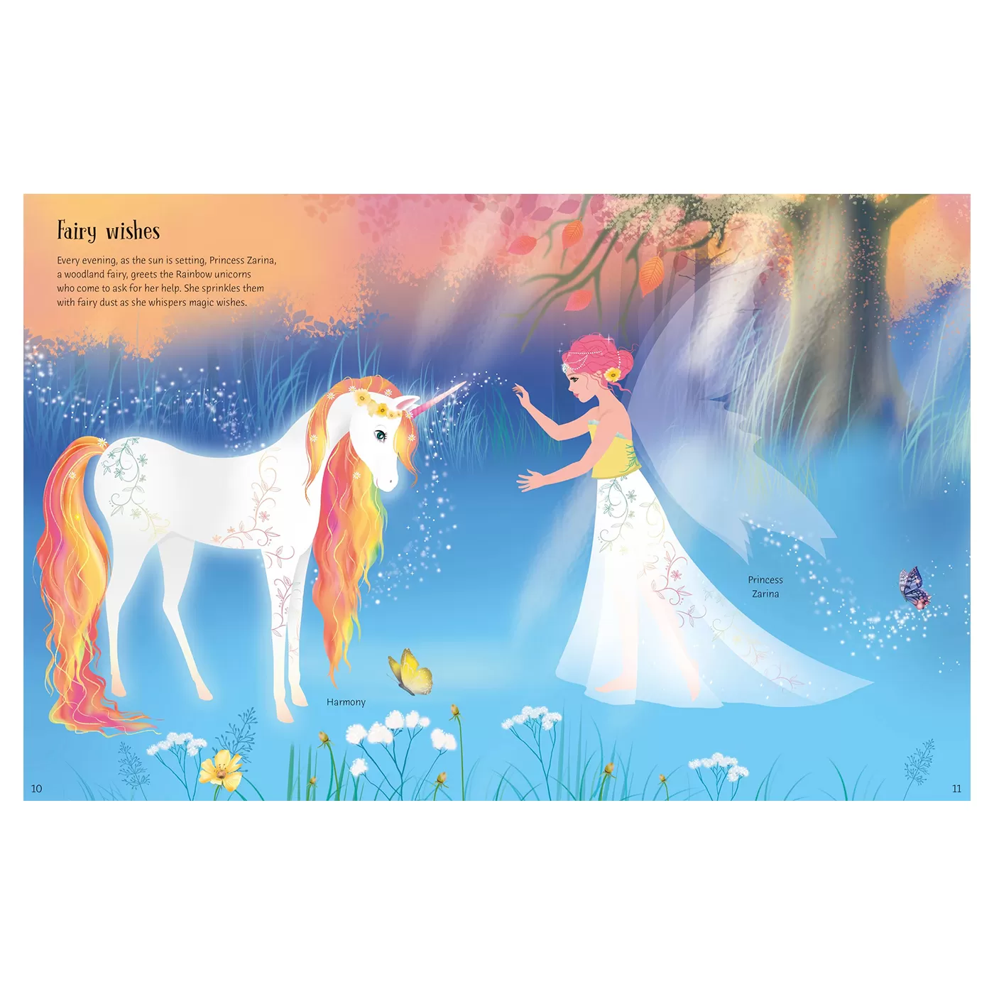 Sticker Dolly Dressing Rainbow Unicorns