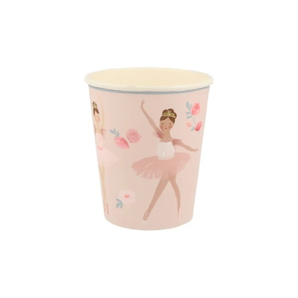 Meri Meri - Ballet Cups - Balerin Bardaklar - 8'li