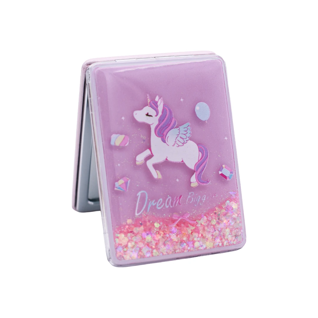 Mini & Kids Unicorn Ayna - Simli Pembe