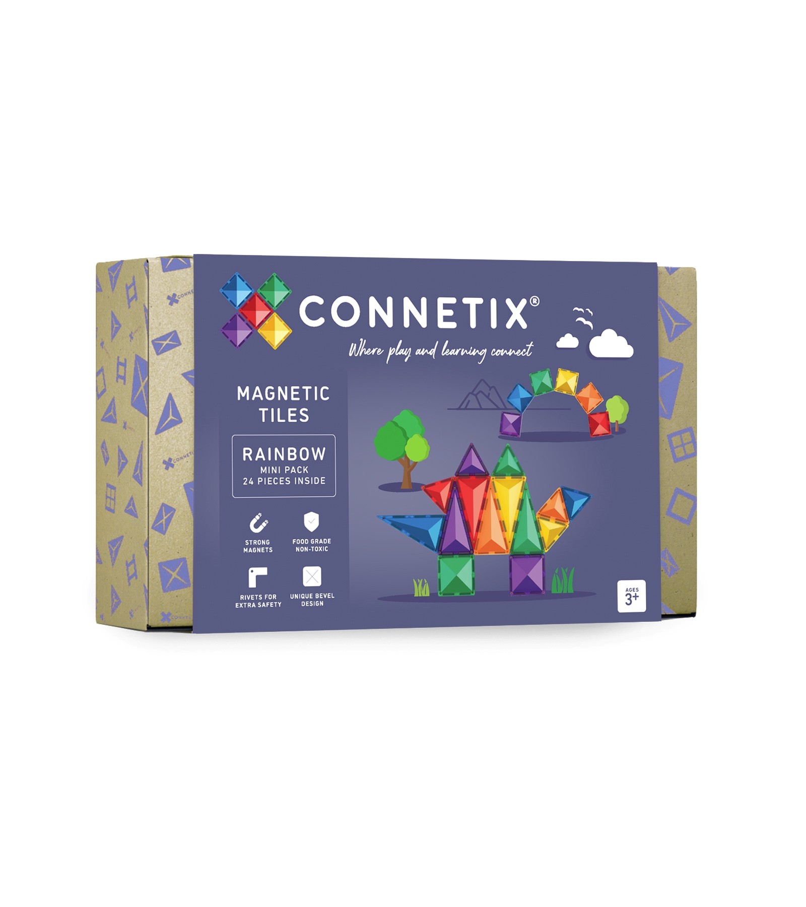 Connetix Rainbow Mini Set - 24 Parça