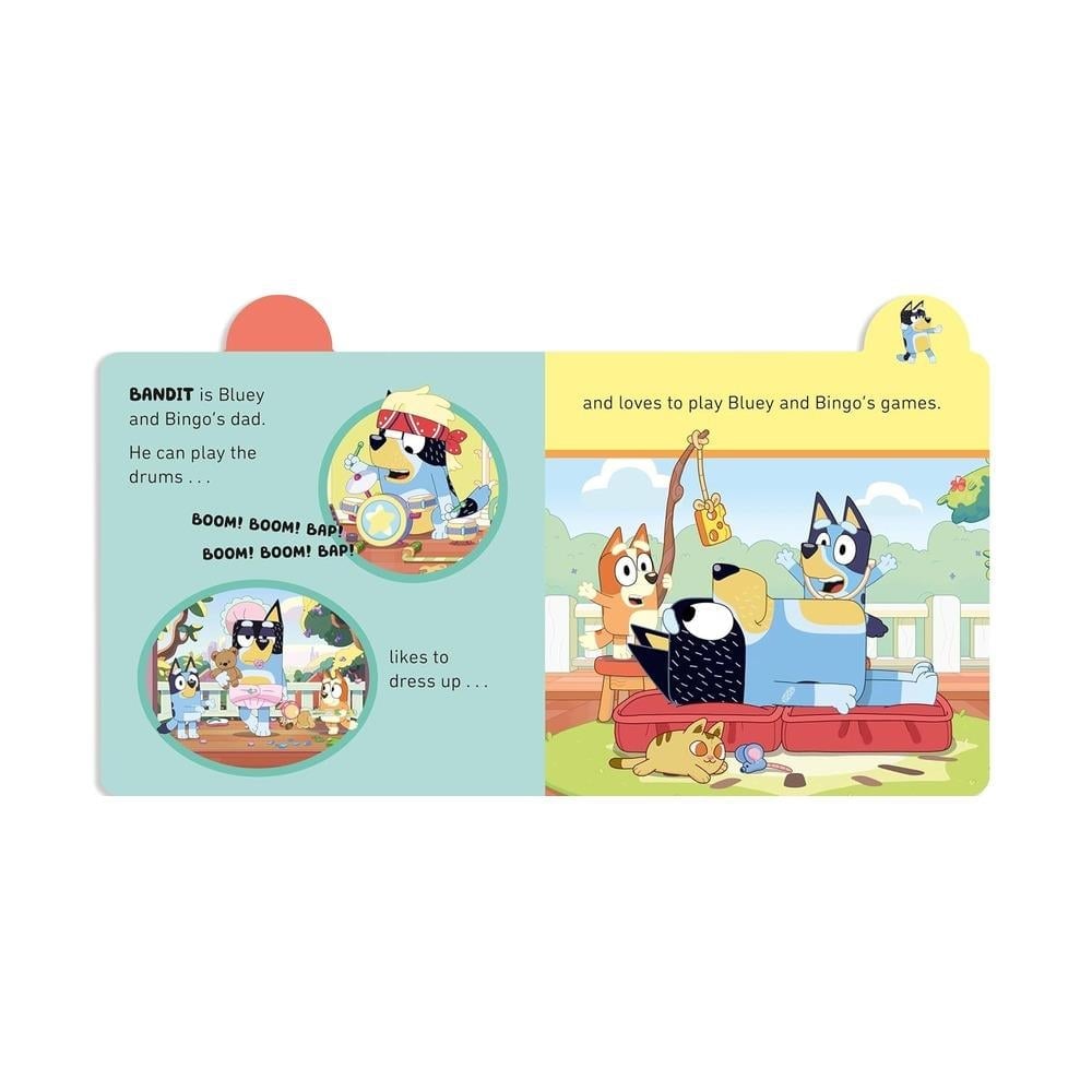 Bluey - Meet Blueys Family - Tabbed Board Book