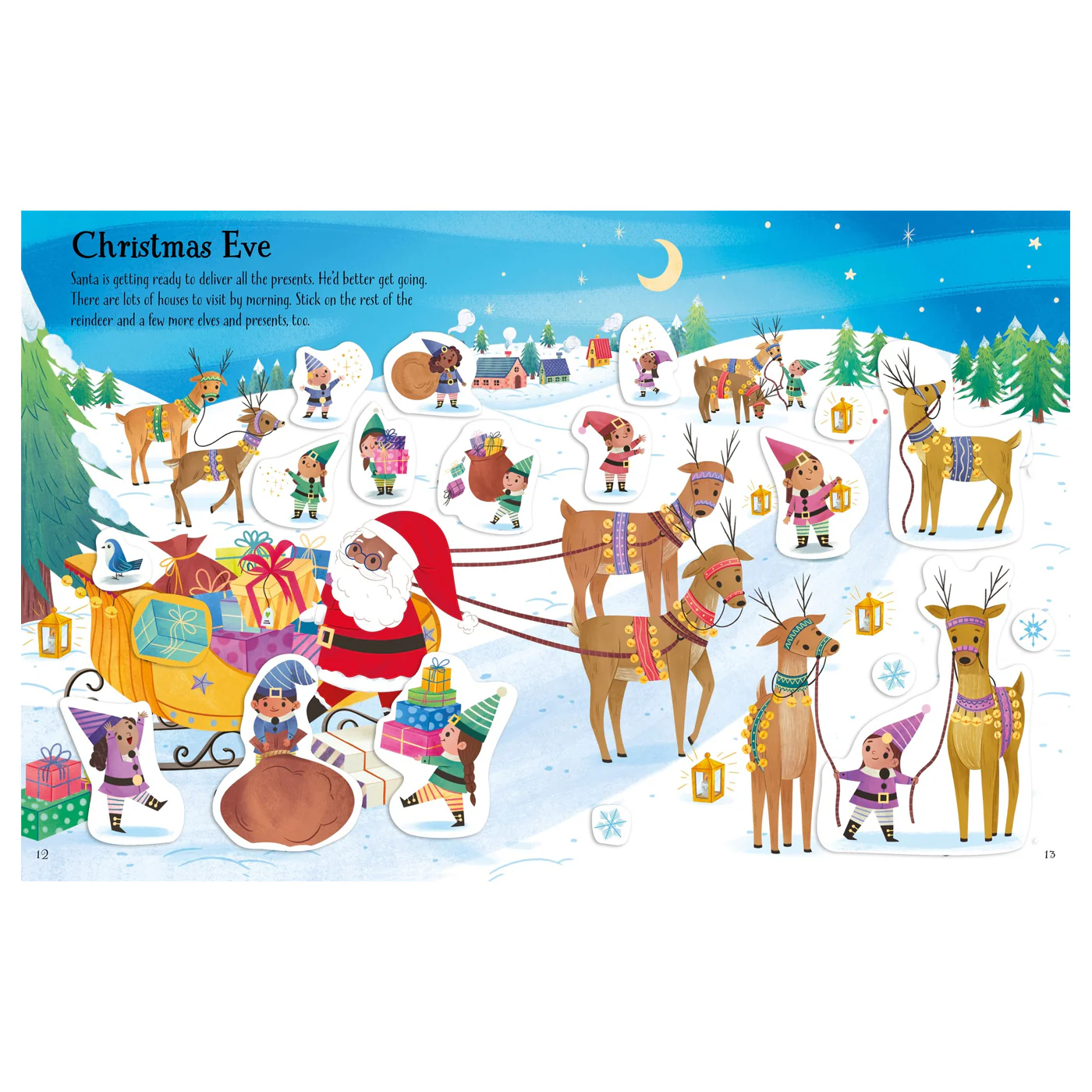 First Sticker Book Christmas