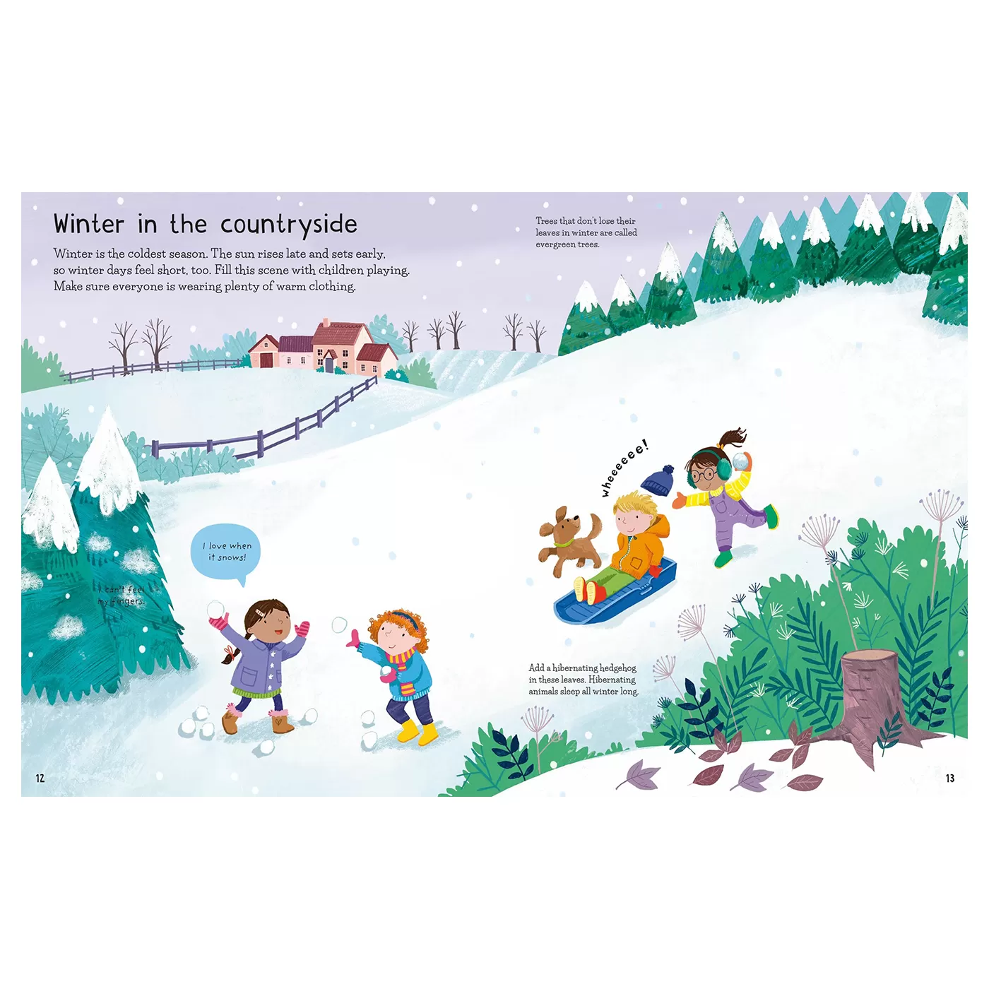 First Sticker Book Weather and Seasons