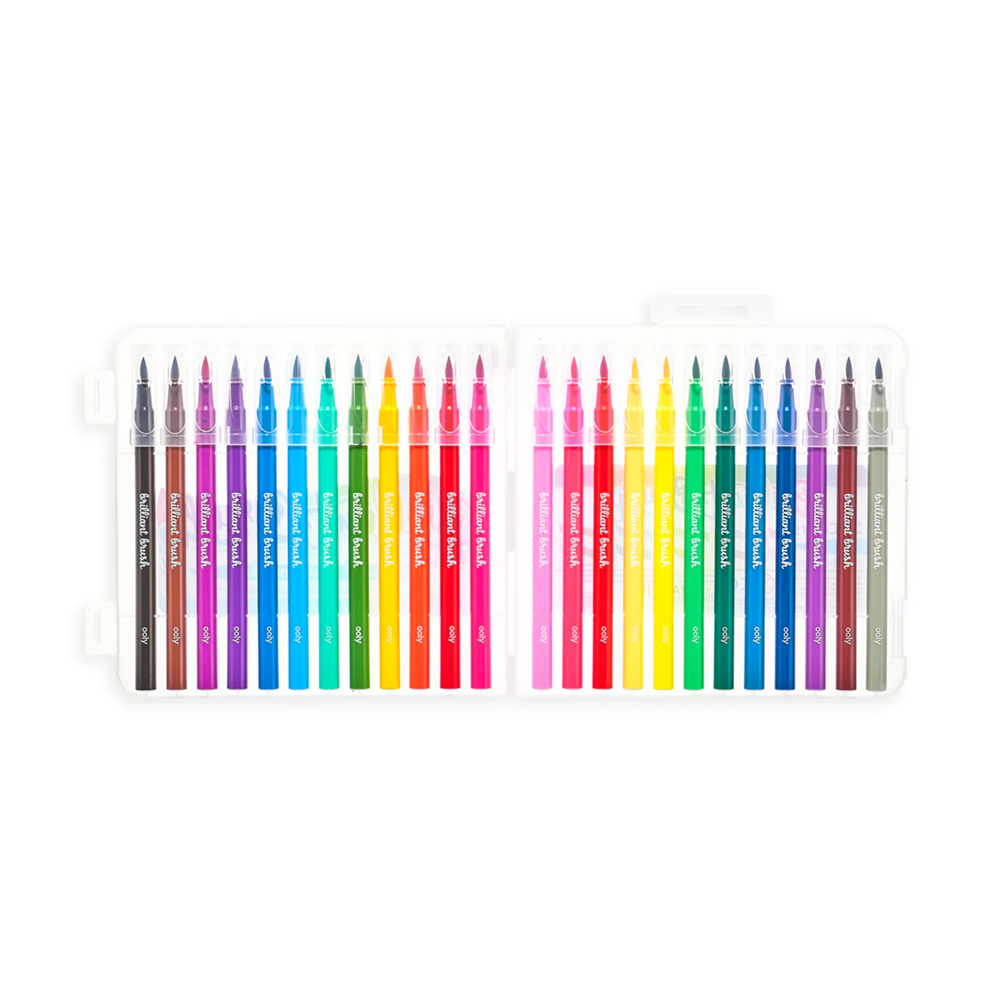 Ooly Brilliant Brush Fırça Uçlu 24'lü Keçeli Kalem