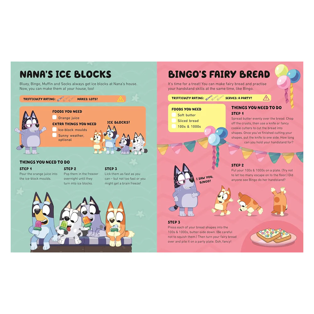 Bluey - Bluey and Bingo's Fancy Restaurant Cookbook