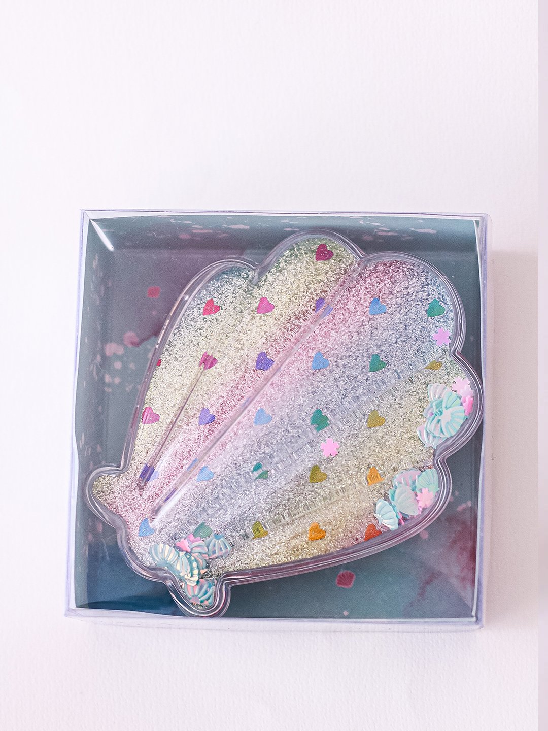 Mini & Kids Little Mermaids Hairbrush - Mini Heart