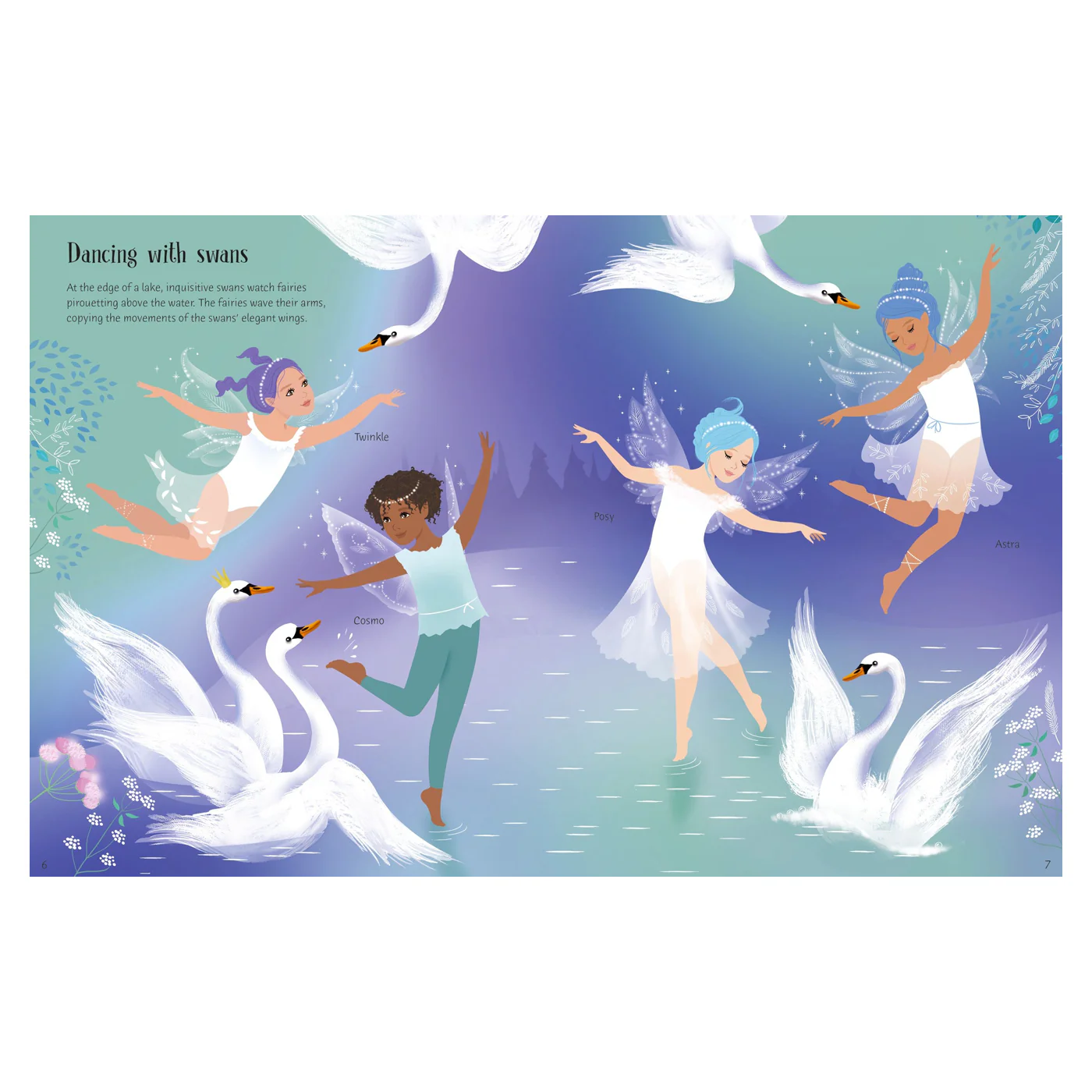 Sticker Dolly Dressing Ballet Fairies
