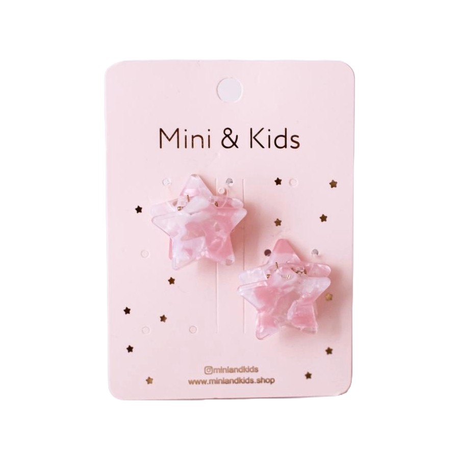 Mini & Kids Mini Flower Claws - Pink