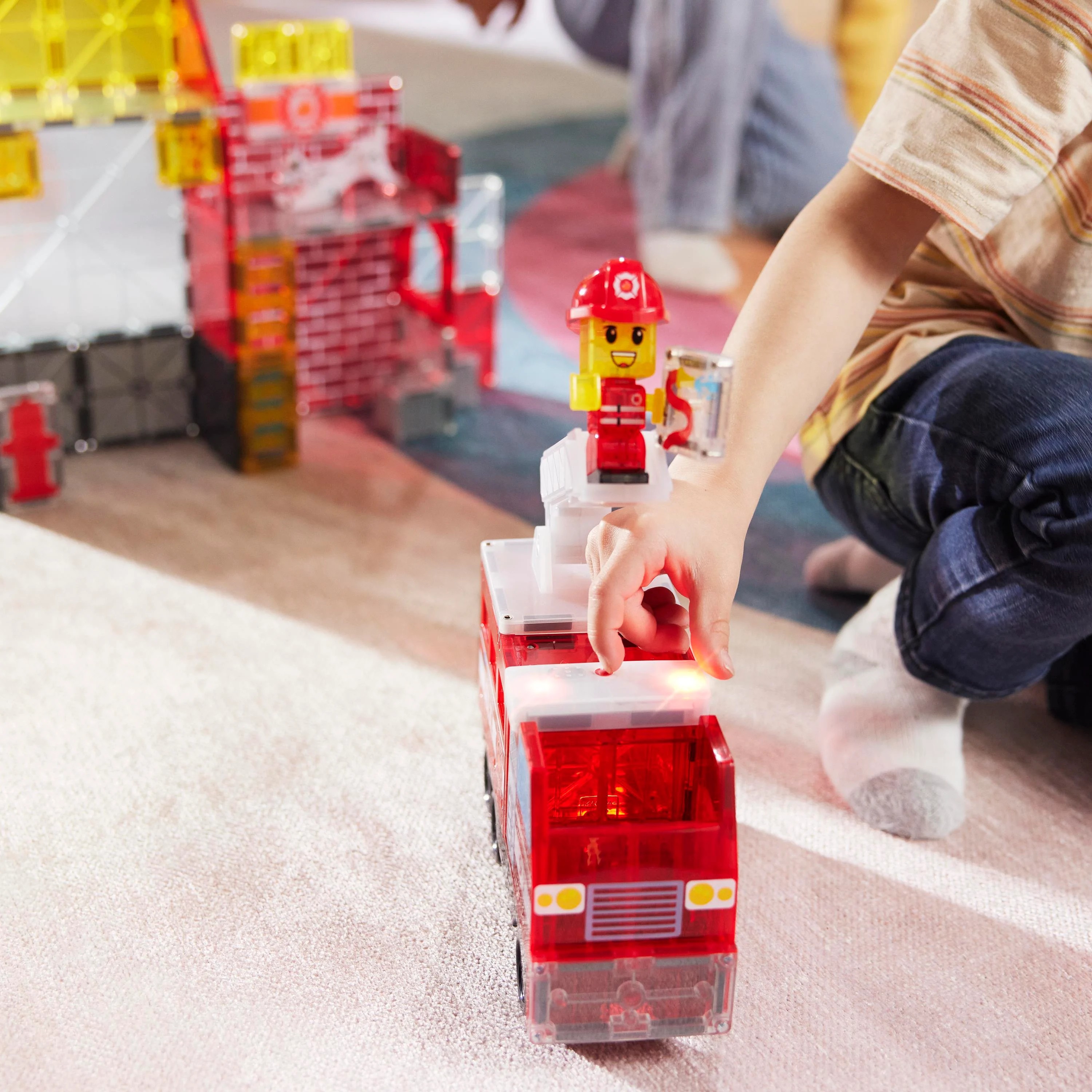 Magna-Tiles - Fire Station -İtfaiye - 50 Parça