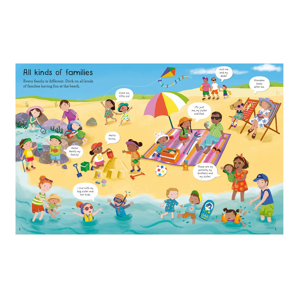 First Sticker Book Families