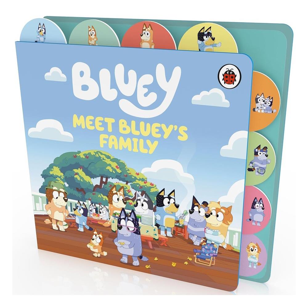 Bluey - Meet Blueys Family - Tabbed Board Book