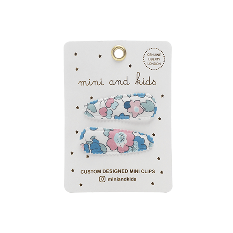 Mini & Kids Mini Hair Clips - Betsy Blue