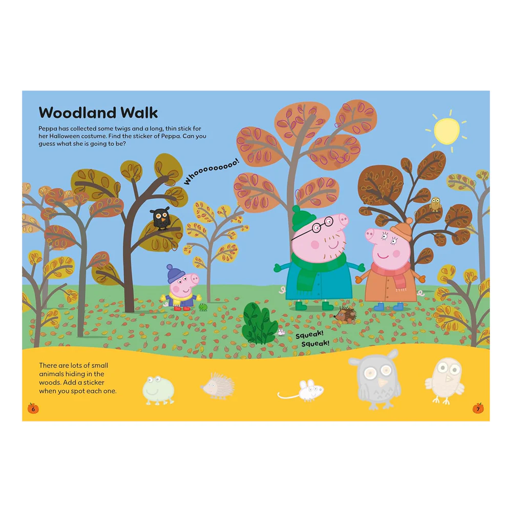 Peppa Pig: Peppa's Halloween Sticker Activity book