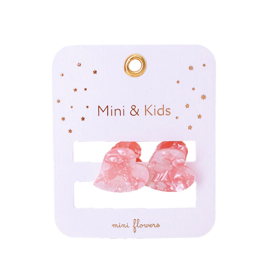 Mini & Kids - Mini Kalp Kemik Toka - Somon