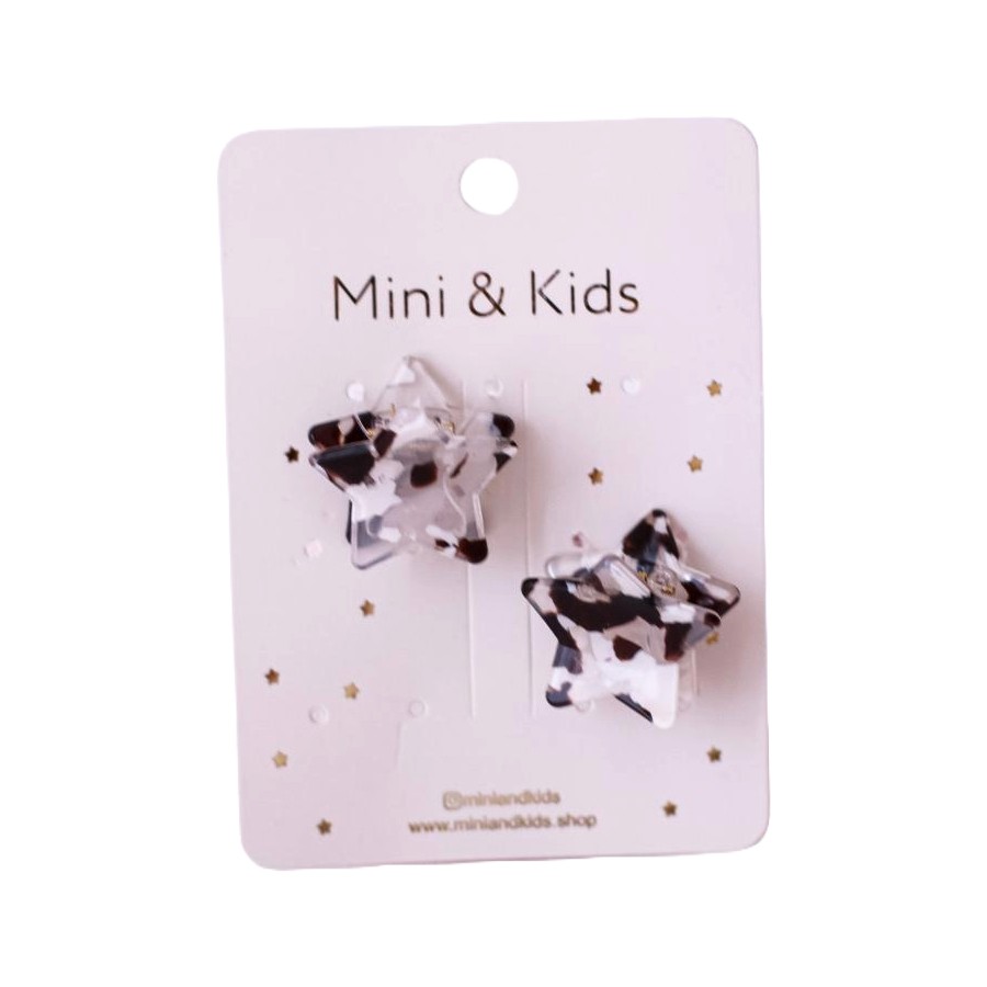 Mini & Kids Mini Flower Claws - Zebra