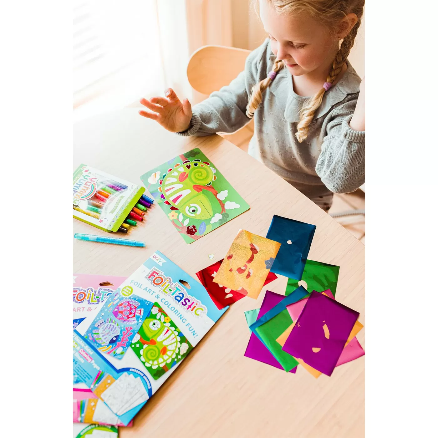 Ooly Foil-tastic Folyo Sanat Seti - Whimsical World