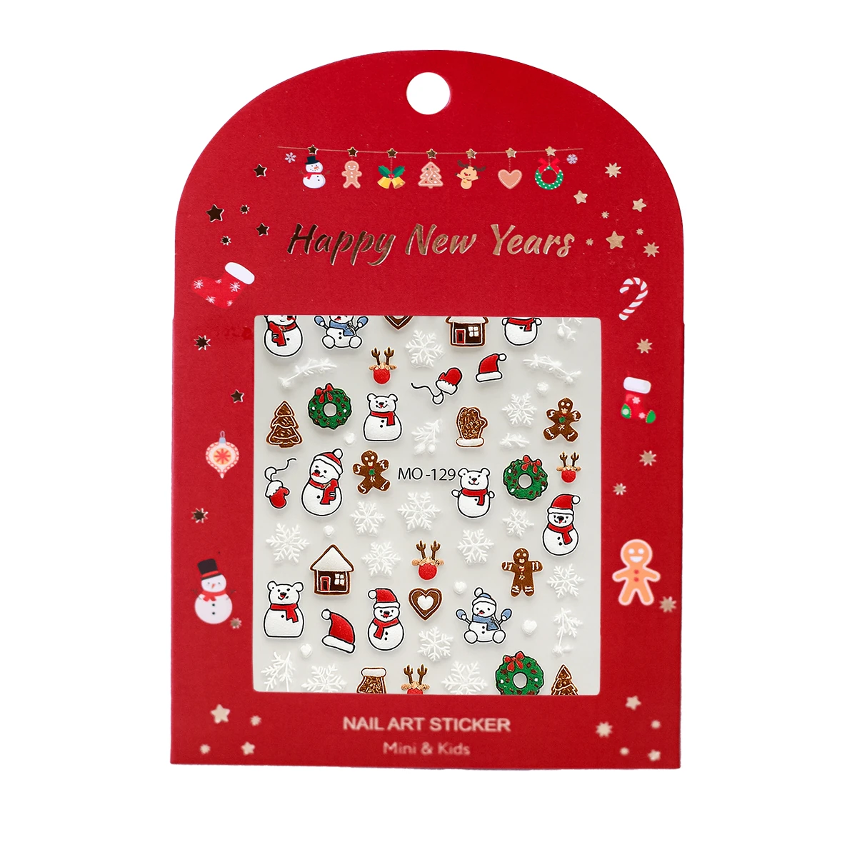 Mini & Kids Çocuk Tırnak Sticker Christmas - Snowman