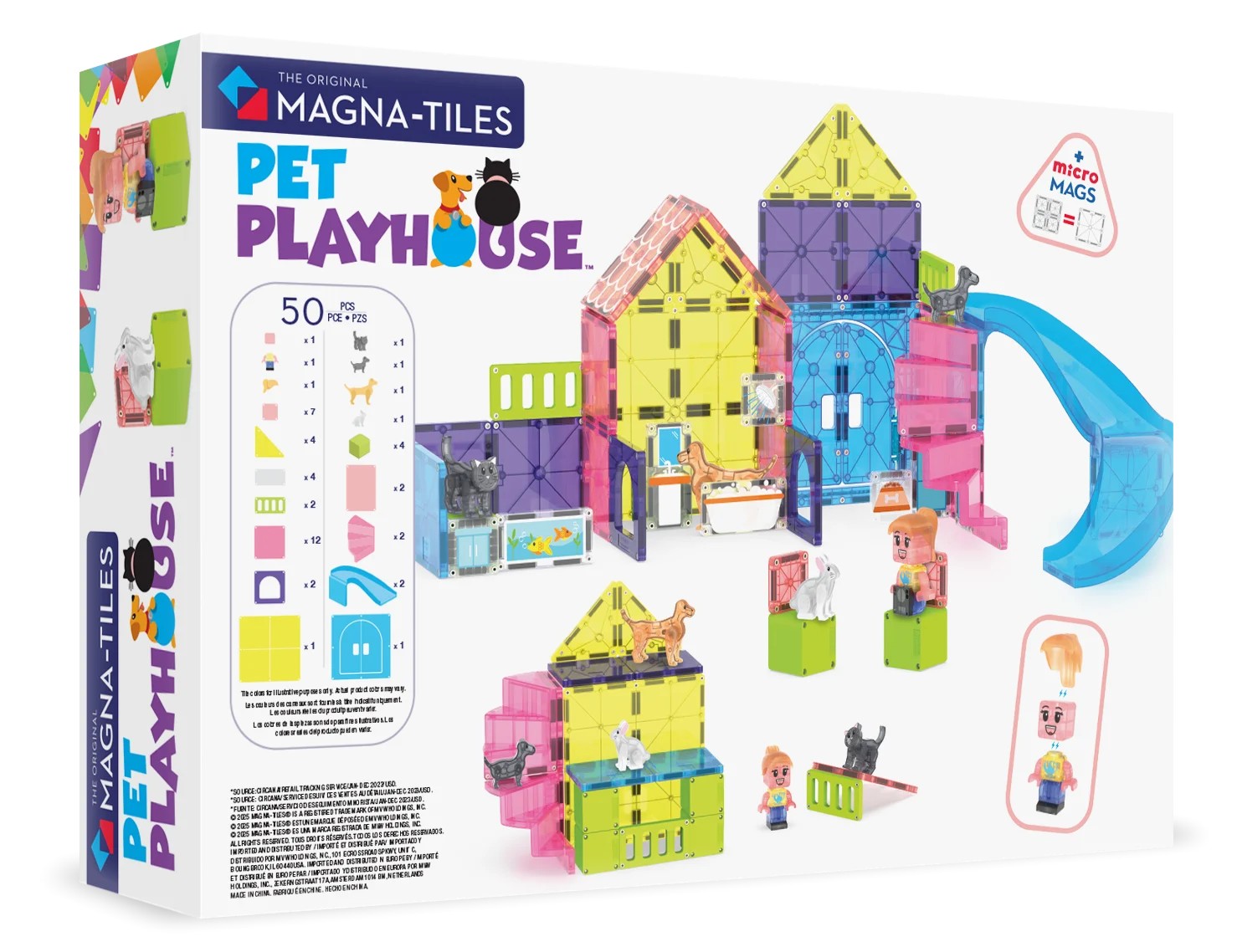 Magna-Tiles - Pet Playhouse - 50 Parça