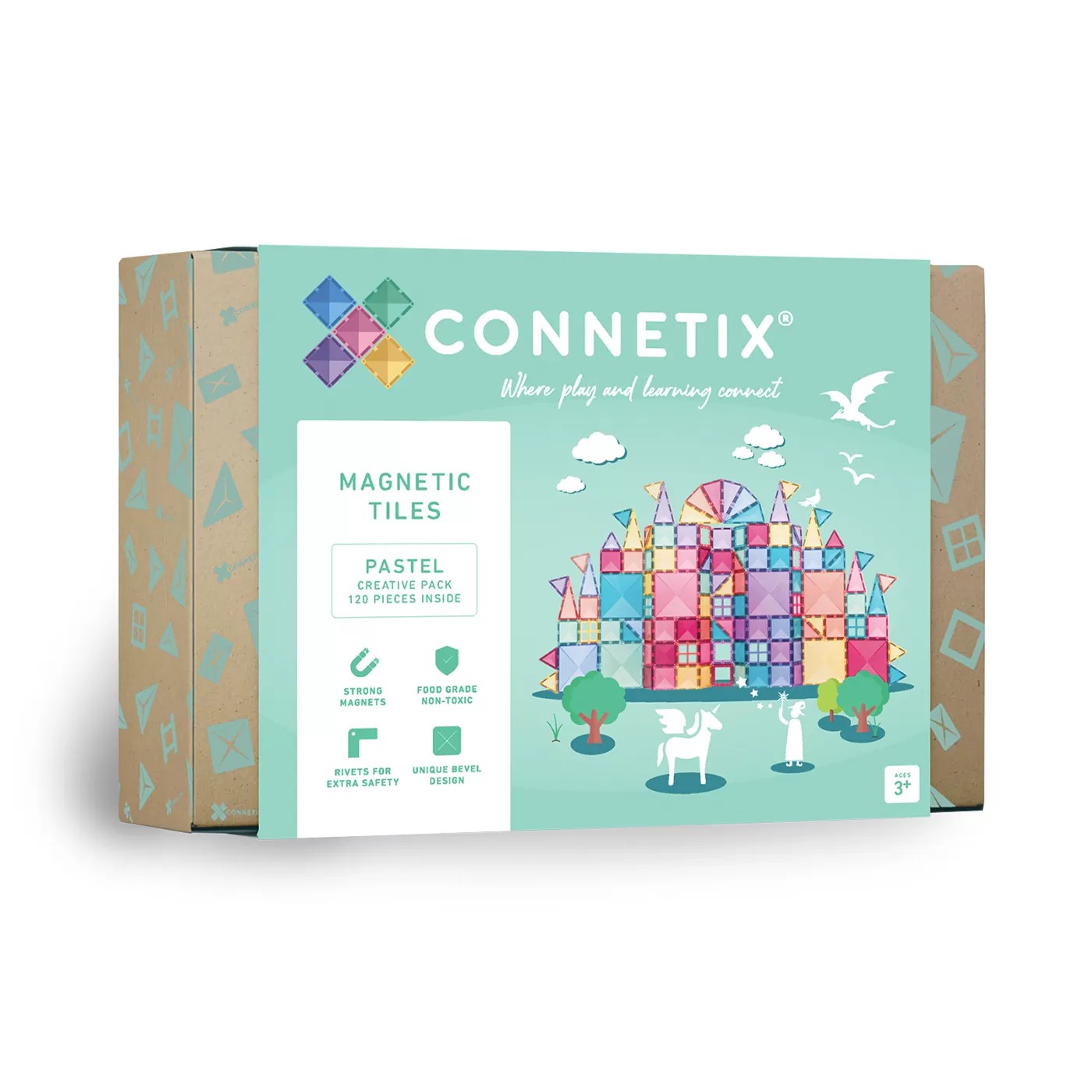 Connetix Pastel Creative Set - 120 Parça