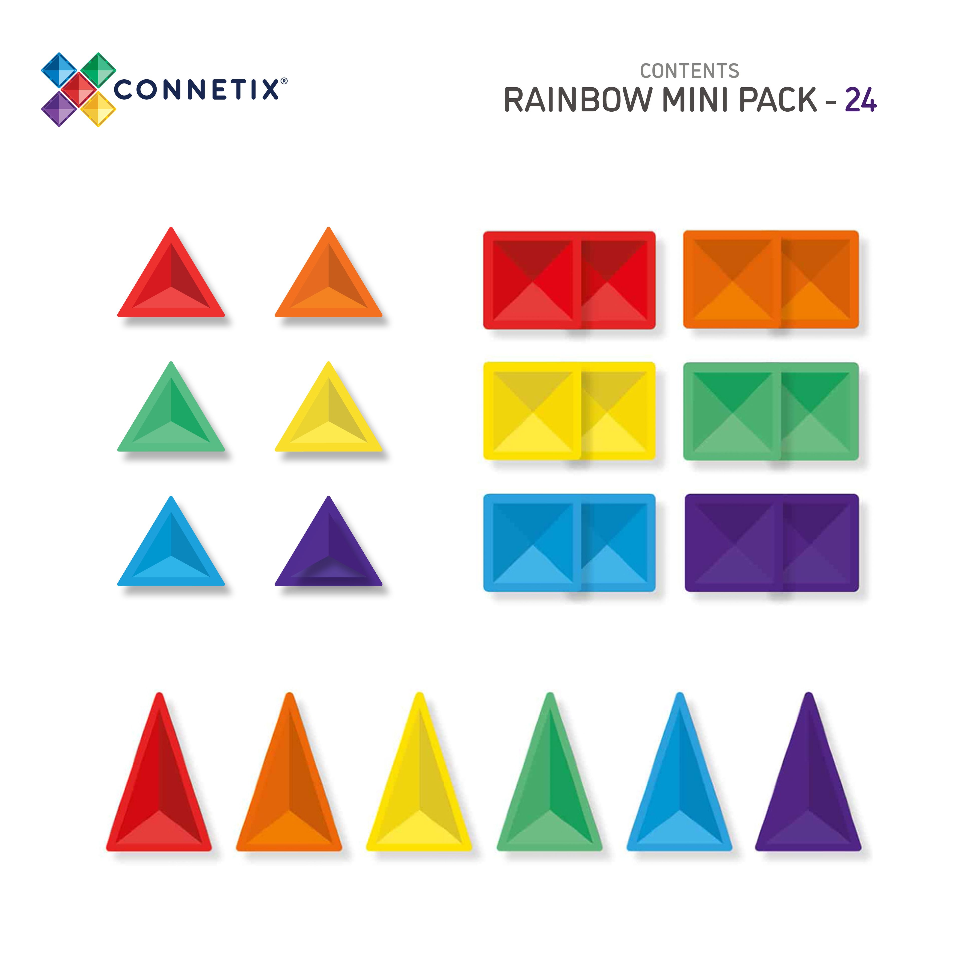 Connetix Rainbow Mini Set - 24 Parça