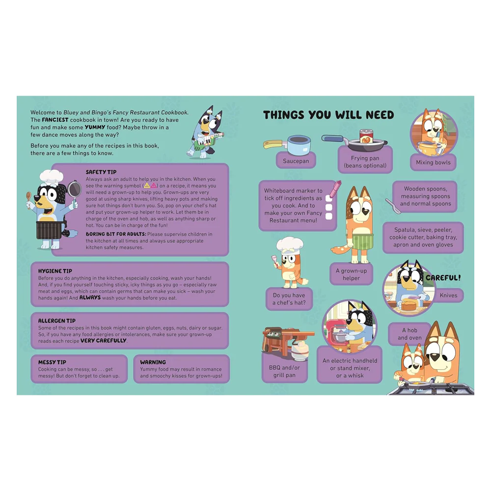 Bluey - Bluey and Bingo's Fancy Restaurant Cookbook