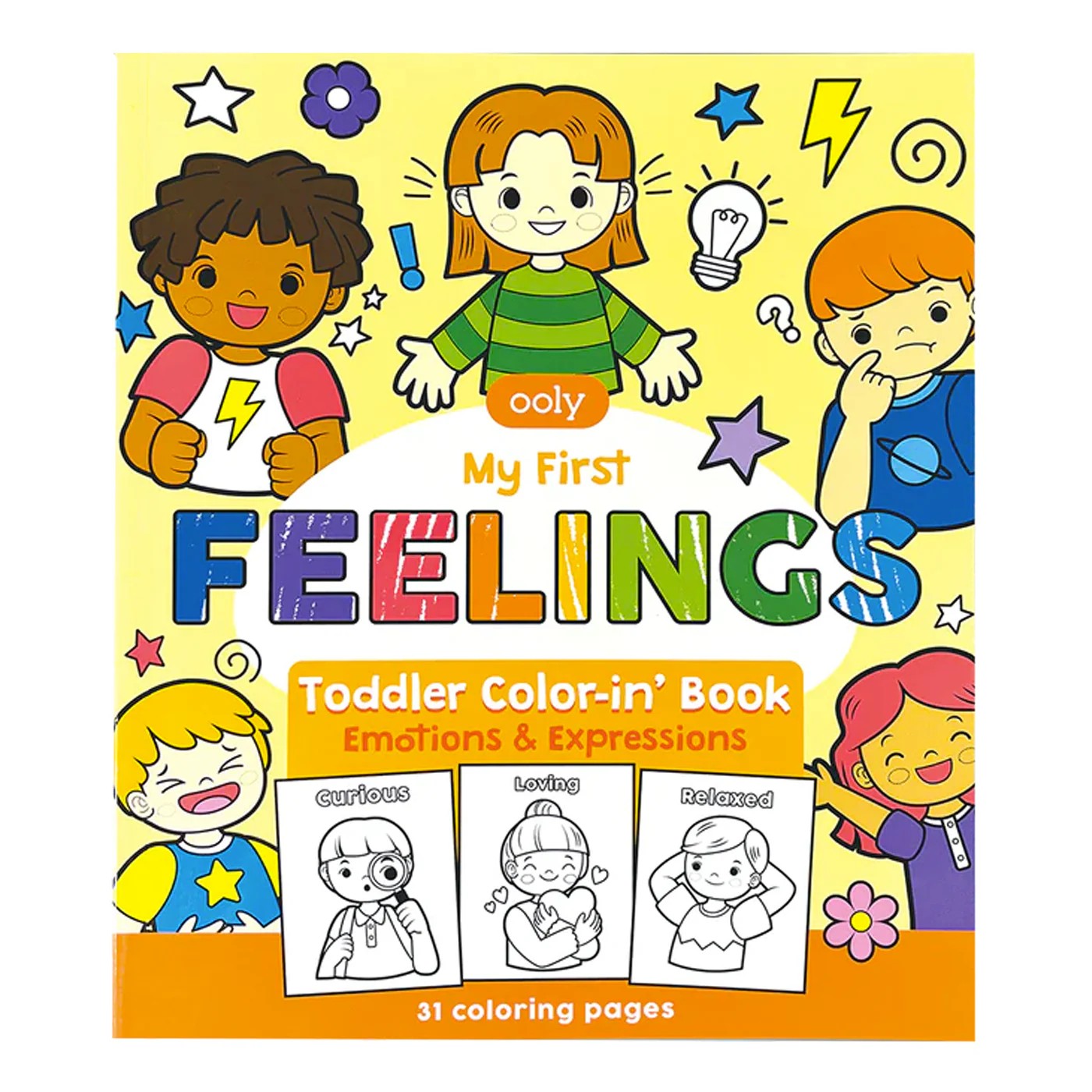 Ooly Boyama Kitabı - My First Feelings