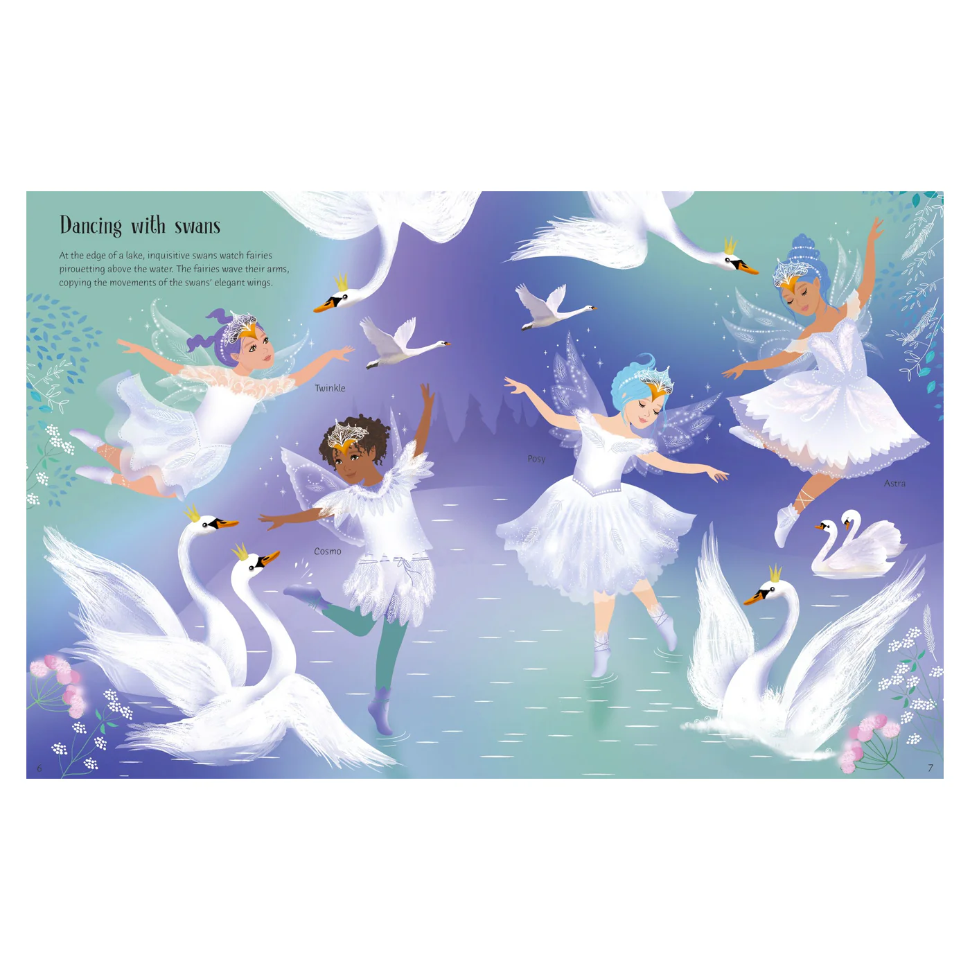 Sticker Dolly Dressing Ballet Fairies