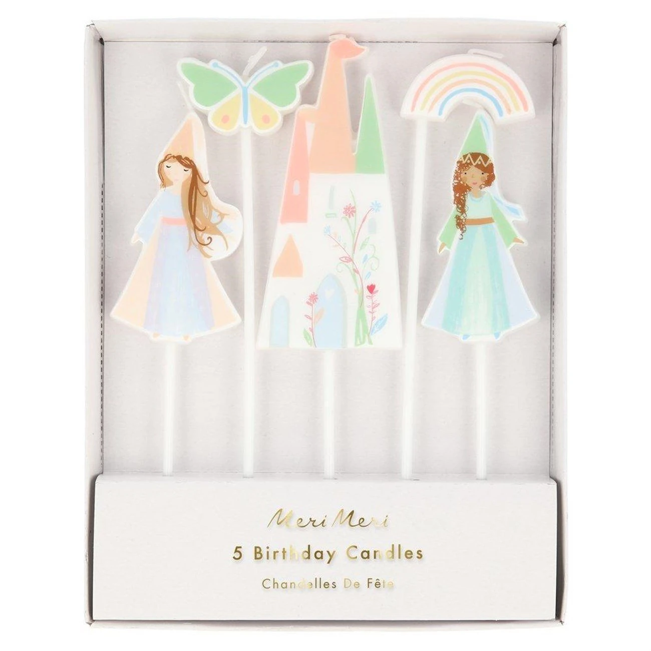 Meri Meri - Princess Candles - Prenses Mumlar