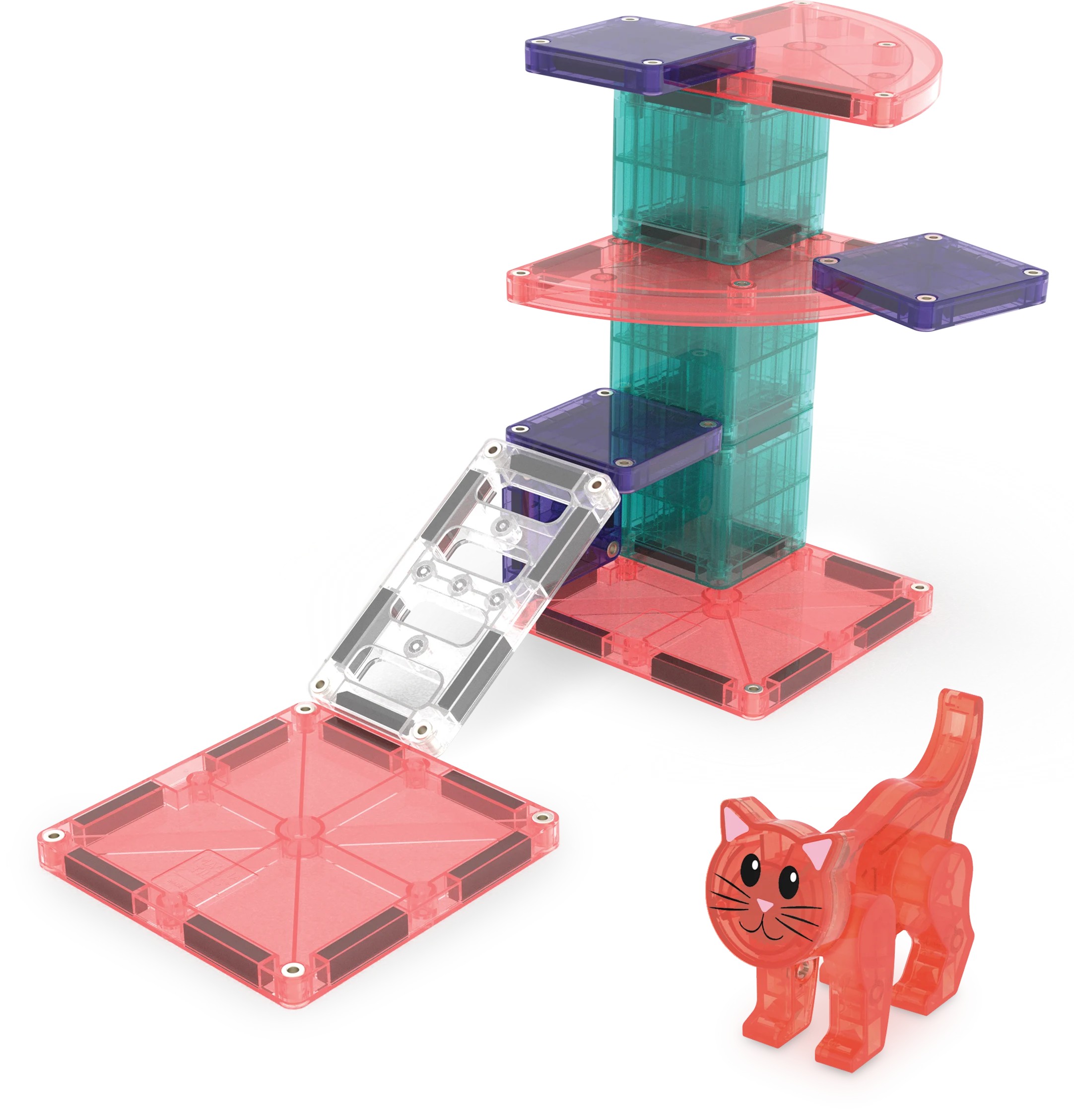 Magna-Tiles - Cat Tree - 13 Parça