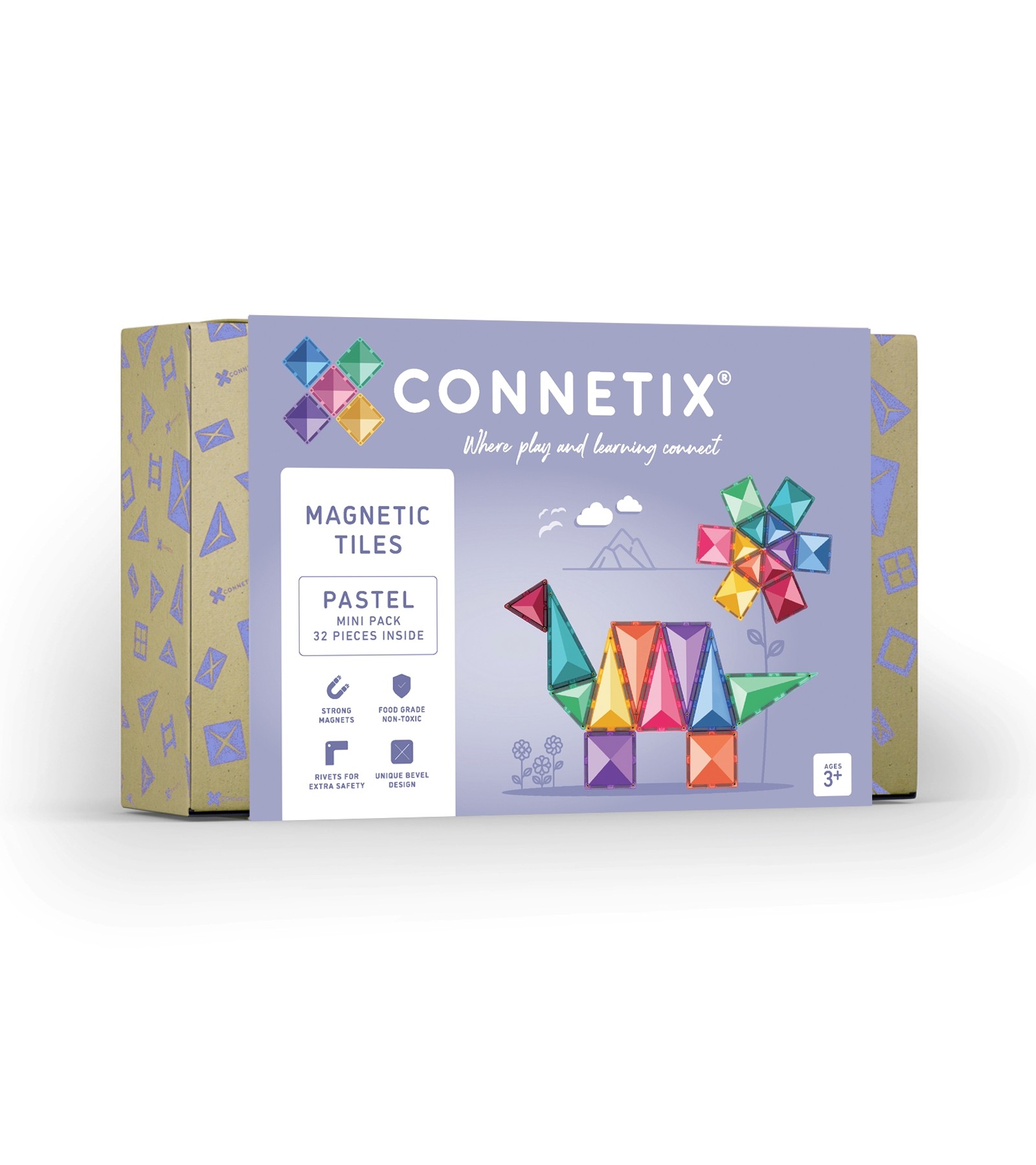 Connetix - Pastel Mini Set 32 Parça