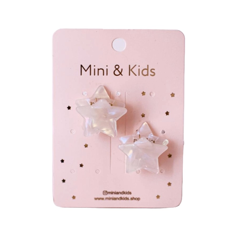 Mini & Kids Mini Flower Claws - White