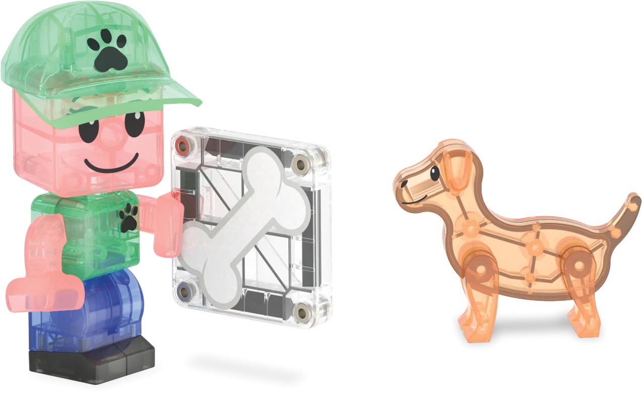 Magna-Tiles - Puppy Park - 27 Parça