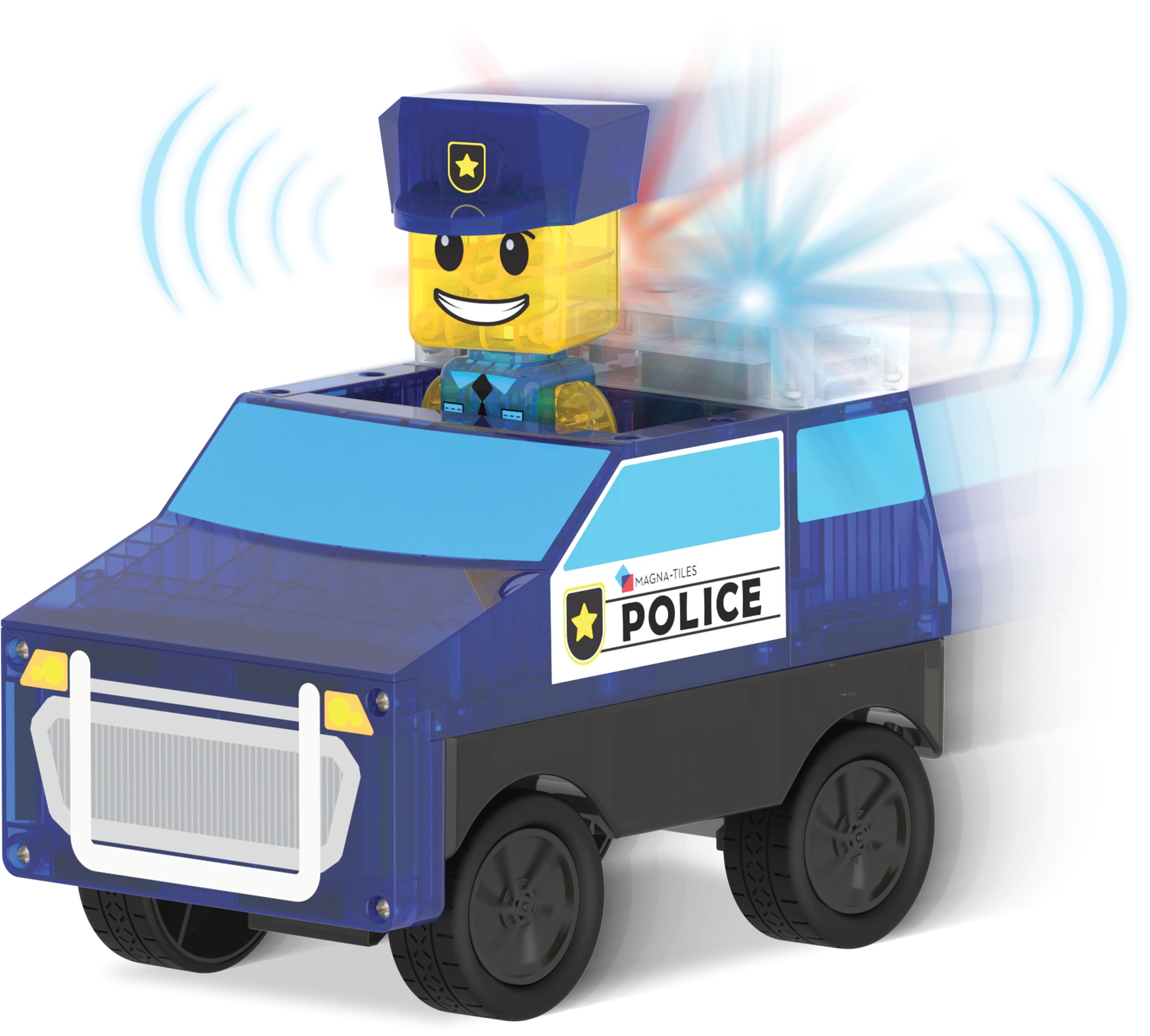 Magnta- Tiles - Police Station - 35 Parça