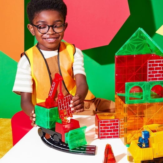 Magna-Tiles Builder XL - İnşaat XL 50 Parça