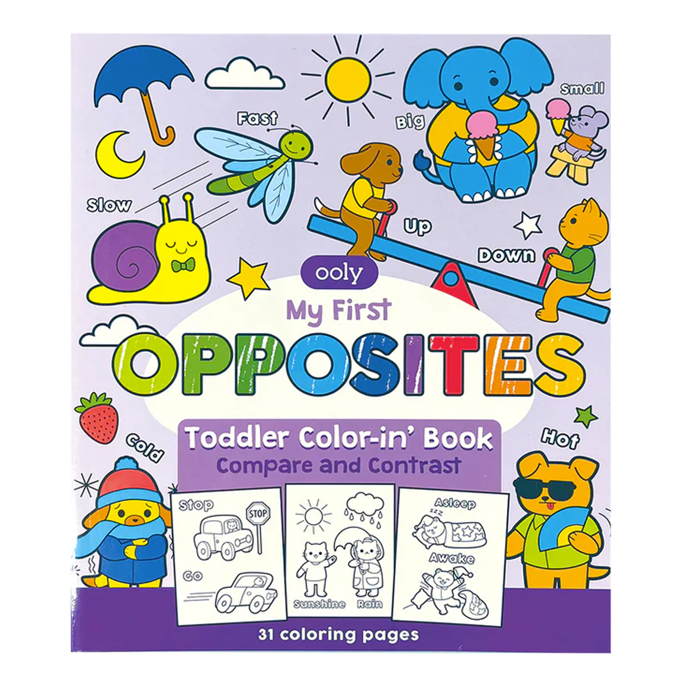 Ooly Boyama Kitabı - My First Opposites