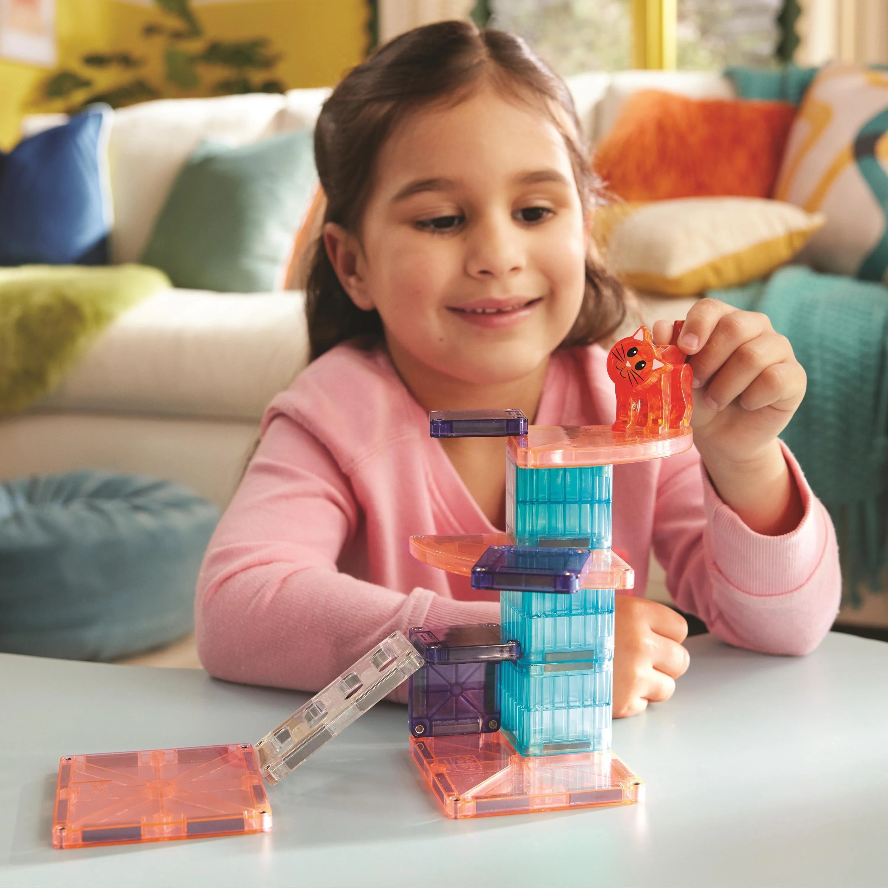 Magna-Tiles - Cat Tree - 13 Parça
