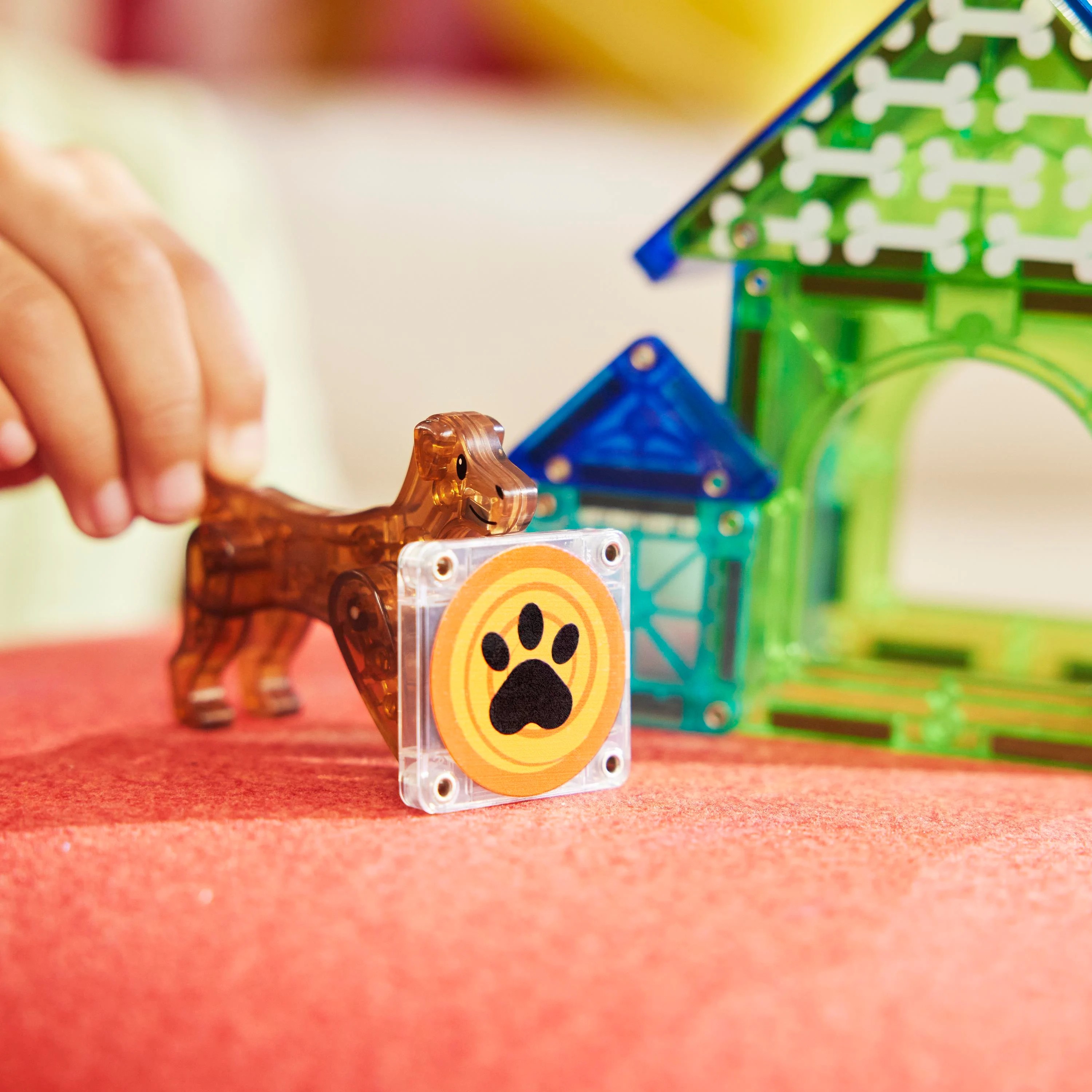 Magna-Tiles - Dog House - 13 Parça