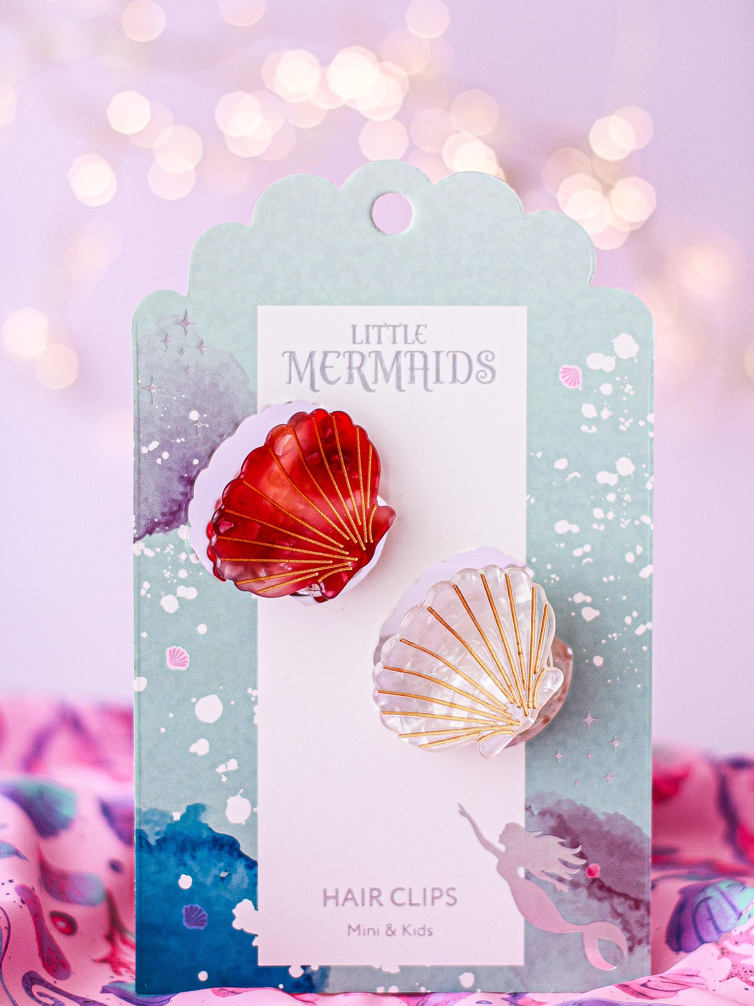 Mini & Kids Little Mermaids Hair Clips Medium