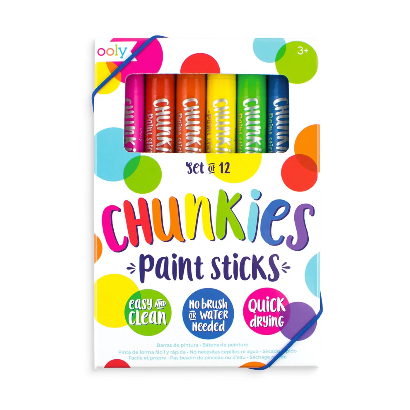 Ooly Chunkies Paint Sticks 12’li Set