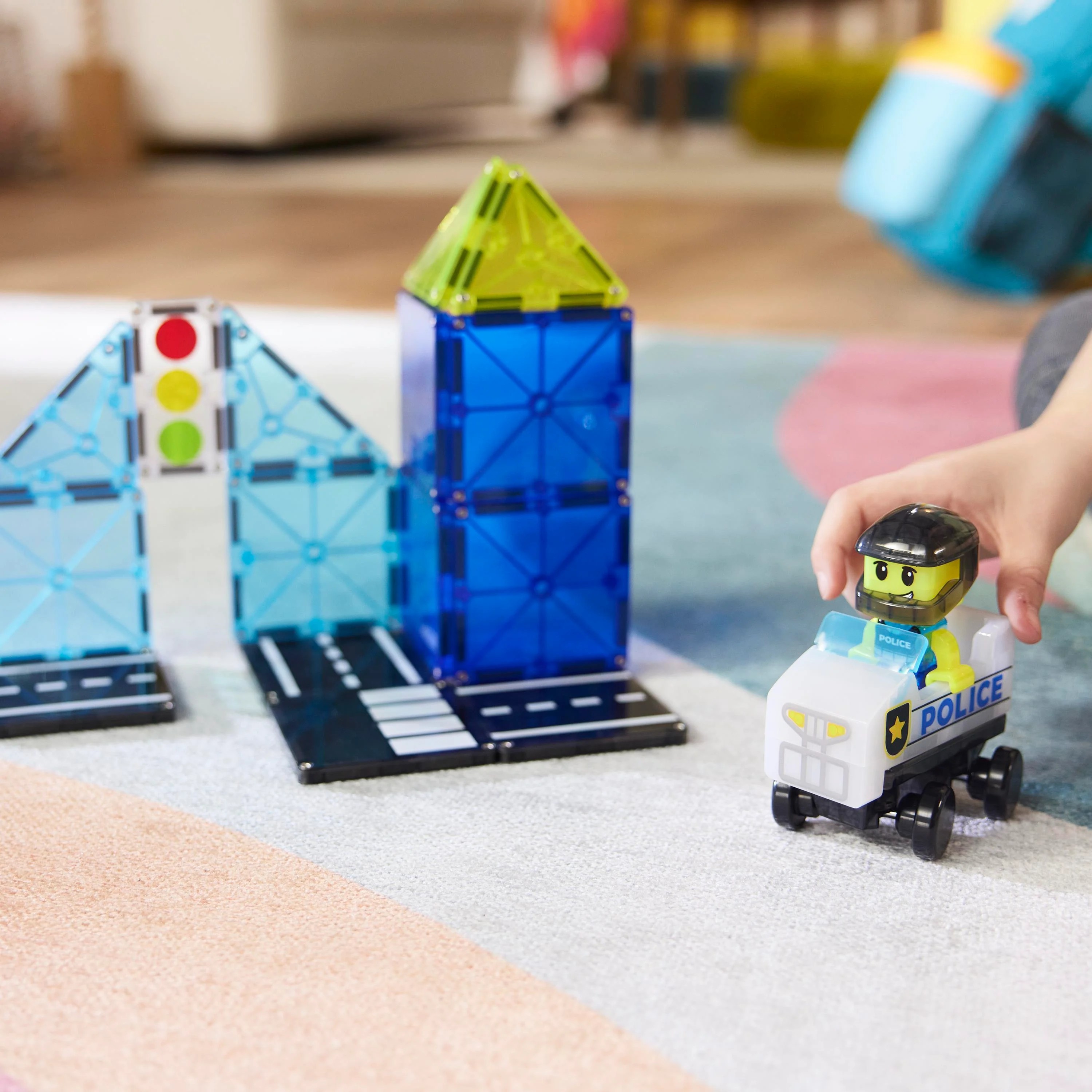 Magnta-Tiles - Police Patrol - 20 Parça