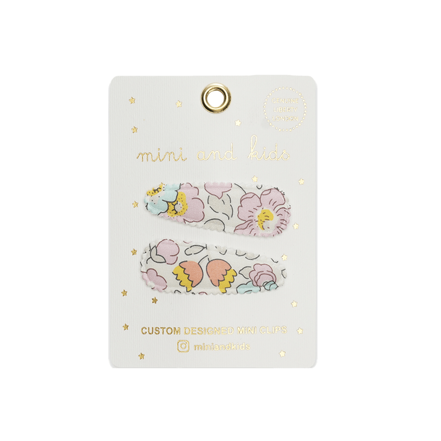 Mini & Kids Mini Hair Clips - Betsy Pink