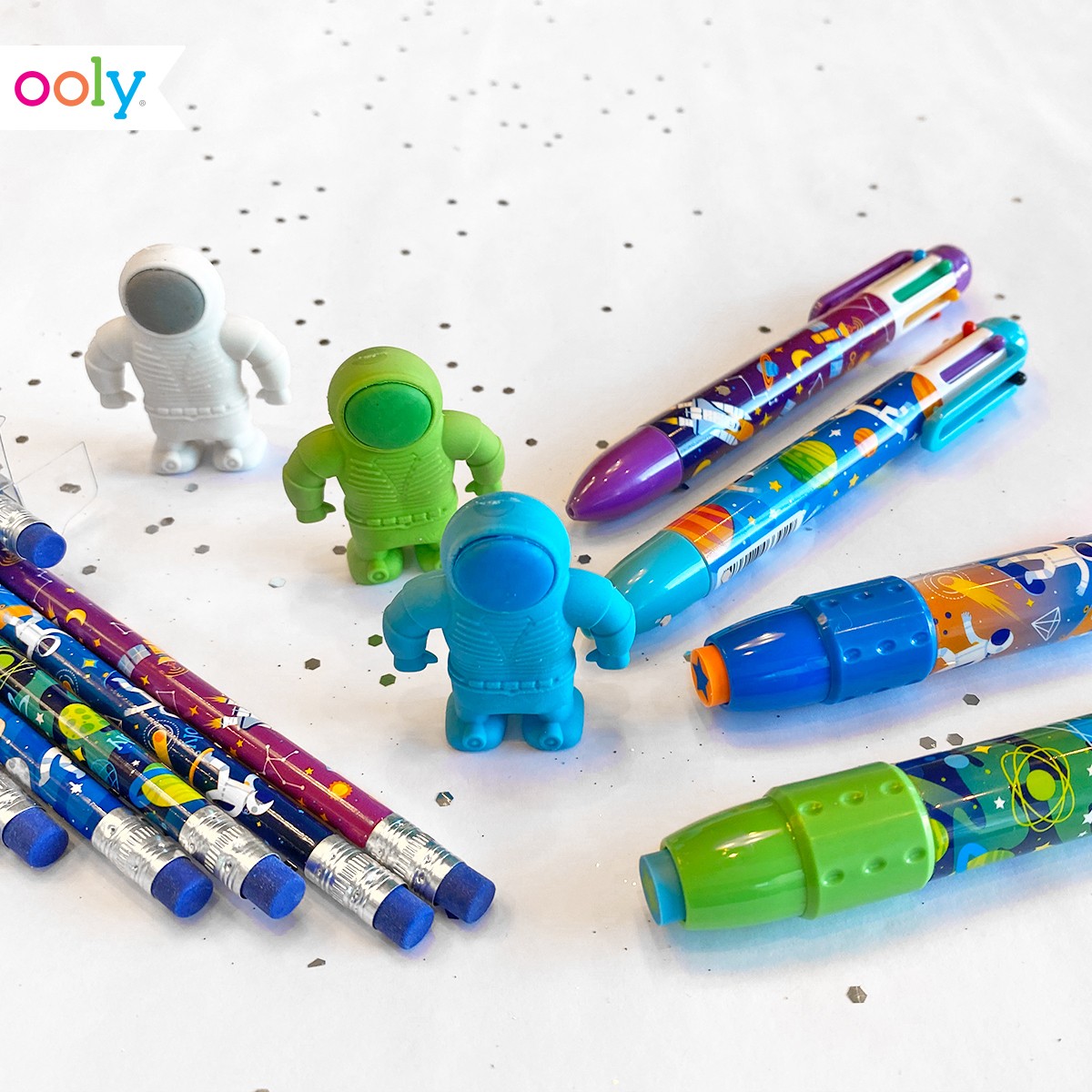 Ooly Astronot 3lü Silgi Seti